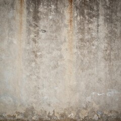 Obraz premium A close-up view of a weathered concrete wall with visible stains and discoloration