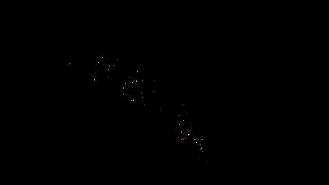 Sparks Explosion over Alpha Channel