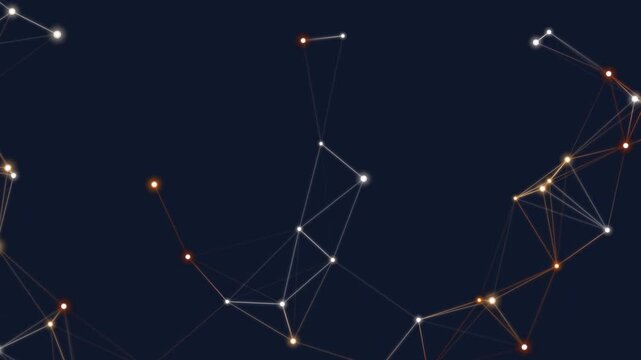 Observing a Calm Networked Night Sky with Connecting Lights