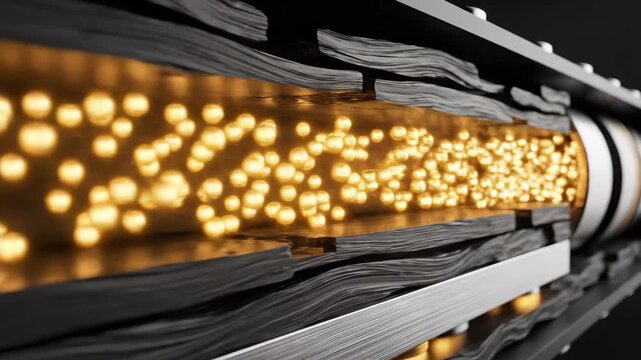 Internal battery structure with energy flow 4K Video