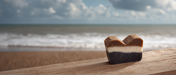 Ocean soap bar sea salt natural skincare handmade soap eco friendly coastal beach sustainable organic minimalist