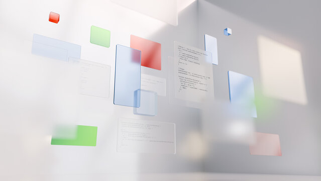 Abstract screens and layers