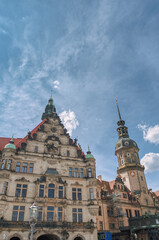 Naklejka premium Dresden is the capital of the state of Saxony, in eastern Germany.