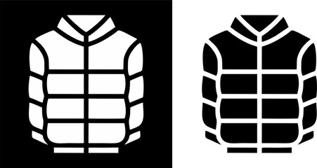 Padded Jacket Clothing Icon Vector
