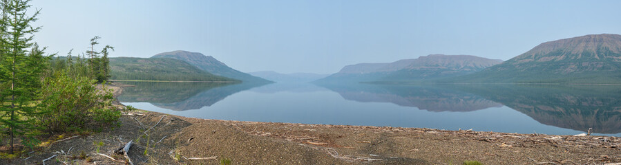 A lake on the Putorana Plateau.