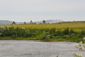 The landscape of the Yamal Peninsula.