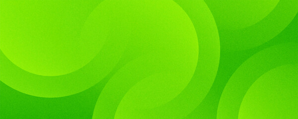 Abstract green background with circles. Dynamic shapes composition. Eps10