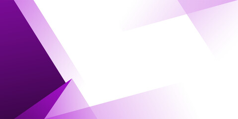 Purple and white geometric shapes for business presentation abstract background. Vector illustration