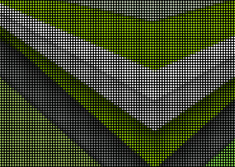 Modern vector illustration featuring a dynamic arrangement of dots creating an abstract geometric pattern. Ideal for technology or futuristic designs.