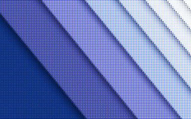 Abstract vector with diagonal dotted bands in gradient colors. Modern geometric pattern for design and decoration.