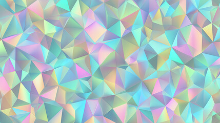 Mosaic of colorful low poly triangles texture suitable for backgrounds, digital art, graphic design, abstract concepts, geometric patterns, and textiles.