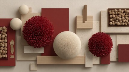 Modern Design for Universal Holiday Celebration Featuring Unique Textures and Soft Light Transitions in Commercial Style Setting