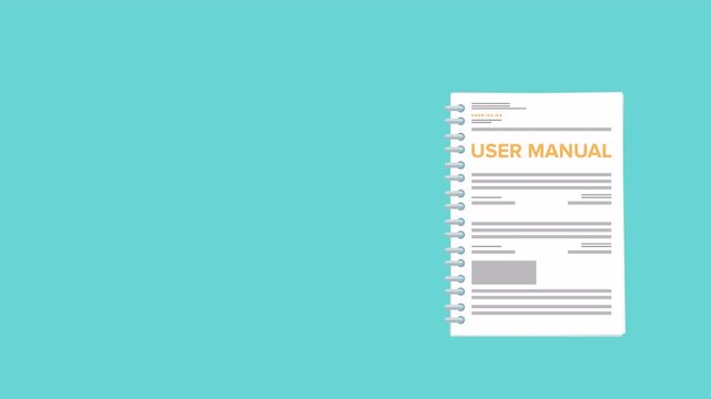 User manual guide book, guidance manual instruction textbook, specification user tutorial document	