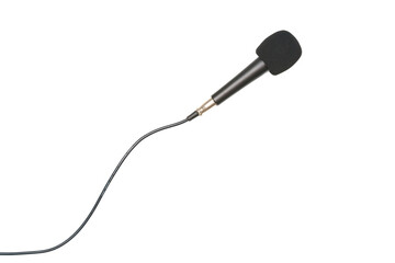 Microphone isolated on white background