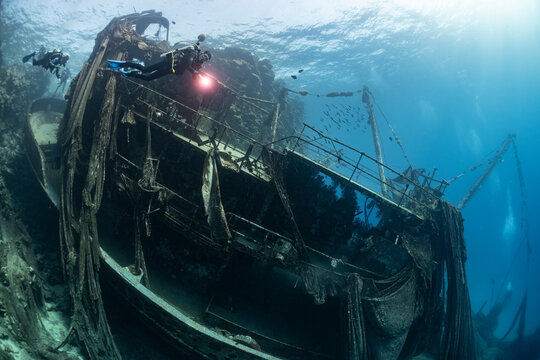Diving expedition at Sabri Baba 1 wreck site in the Red Sea