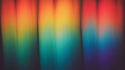Abstract colorful vertical light streaks with smooth gradient transitions