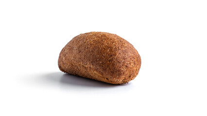 Bun isolated on a white background. High quality photo