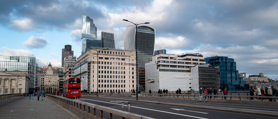 London, United Kingdom - December 24 2025 - "Lovely city centre of London in winter"