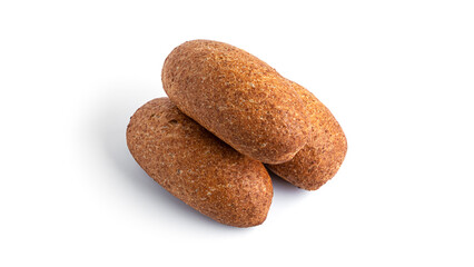 Buns isolated on a white background. High quality photo