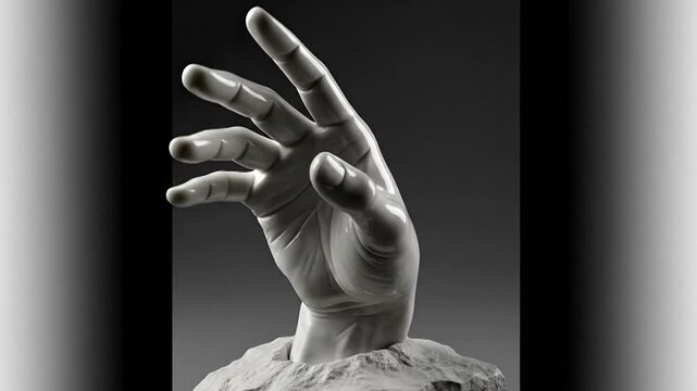 Sculptural Hand Gestures - A Study in Form and Expression.
