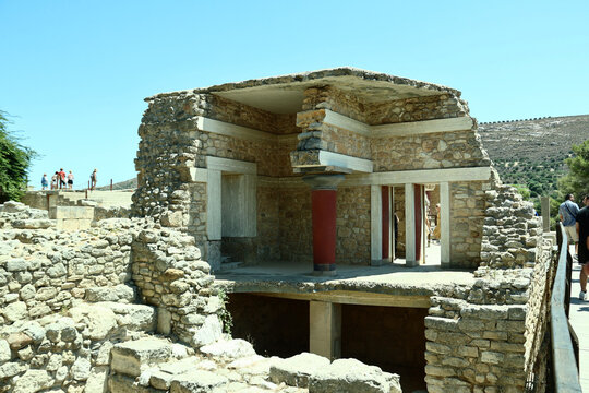 Knossos Palace in Knossos, Greece