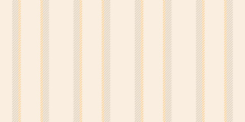 Wresentation pattern fabric seamless, cross vector stripe texture. Vverlay lines textile background vertical in light and amber colors.
