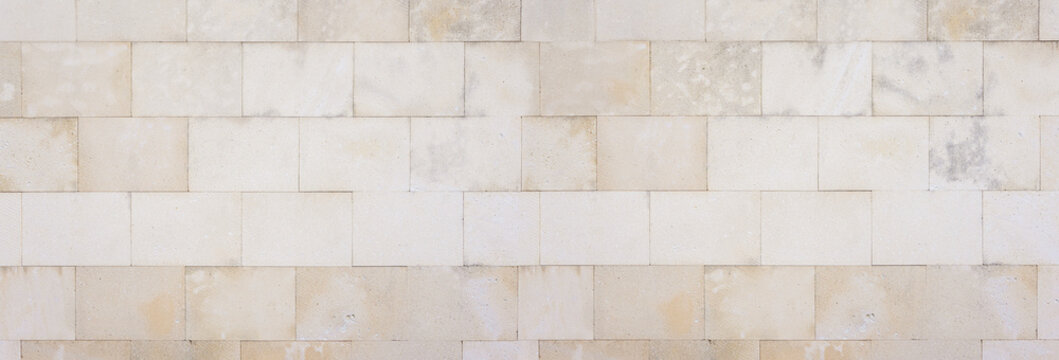 Light stone wall blocks surface texture background