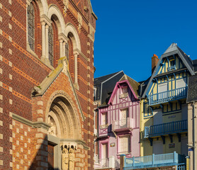 L'&eacute;glise Saint-Martin, Mers-les-Bains, Somme, France