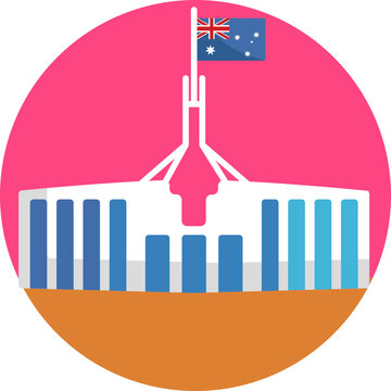 Represents Australia&rsquo;s federal legislative authority, symbolizing democratic governance, law-making, and political decision-making at a national level.