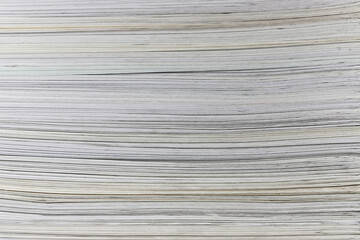 a stack of old newspapers