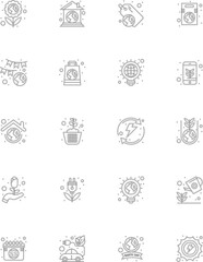 set of vector icons for design