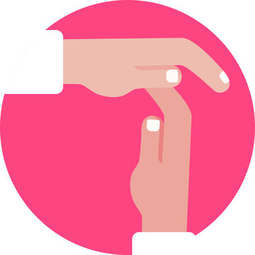 A referee&rsquo;s hand signal indicating a time out in a basketball game, shown by forming a &lsquo;T&rsquo; shape with both hands.