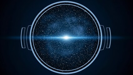 Galaxy Visualization in Circular Frame.