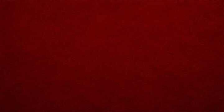 Vintage red grunge paper texture with a dark patterned design on a blank weathered surface creates a retro fabric and leather material backdrop for Christmas wallpaper