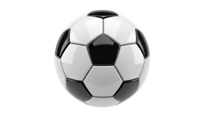 Classic Black and White Soccer Ball