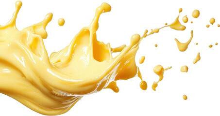 cheese sauce splashing 