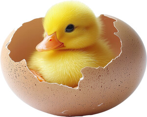 ducklings in egg shell