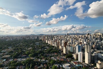 Sao Paulo skyline showcasing urban landscape under a clear sky
