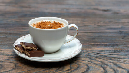 a cup of hot salep