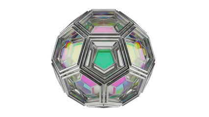 Iridescent Geometric Structure