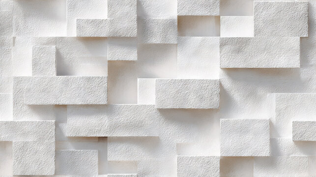 Abstract Geometric Wall Texture with Light and Shadow