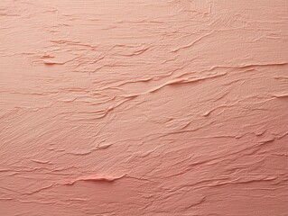 Soft Coral Plaster Texture Background with Subtle Handcrafted Surface