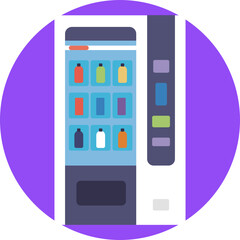 Represents a selection of drinks available in a vending machine, such as water, soda, or juice.