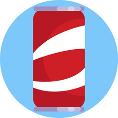 A classic soda can icon, representing a cold beverage available in vending machines.