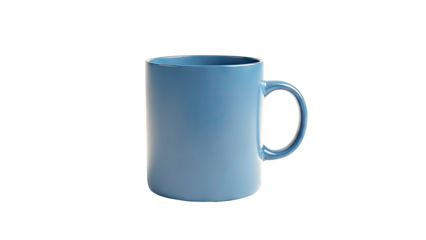 Blue Ceramic Mug with Handle
