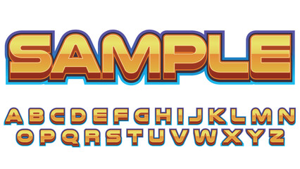 Golden Action Superhero Text Effect © Patrick