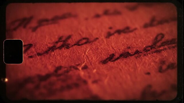 Abstract red texture with film grain overlay
