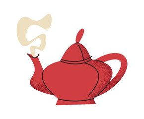 Traditional tea pot for ceremony