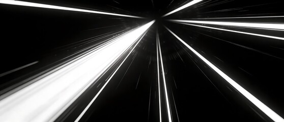 白い光跡が漂うシンプルで洗練された背景