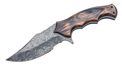 Sommelier knife with stainless steel blade and dark wood handle